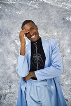 Load image into Gallery viewer, SUPERSTAR blazer sky blue