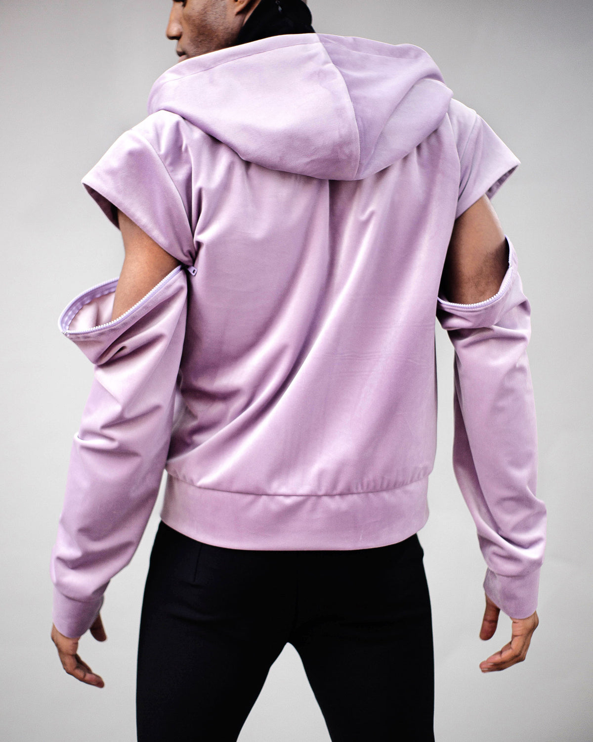 HEADLINE hoodie lavender