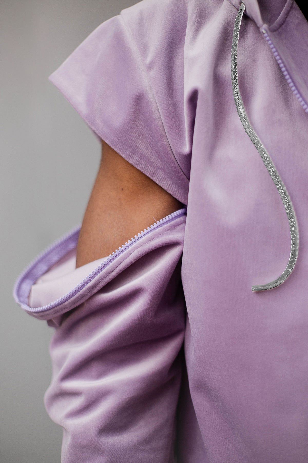 HEADLINE hoodie lavender