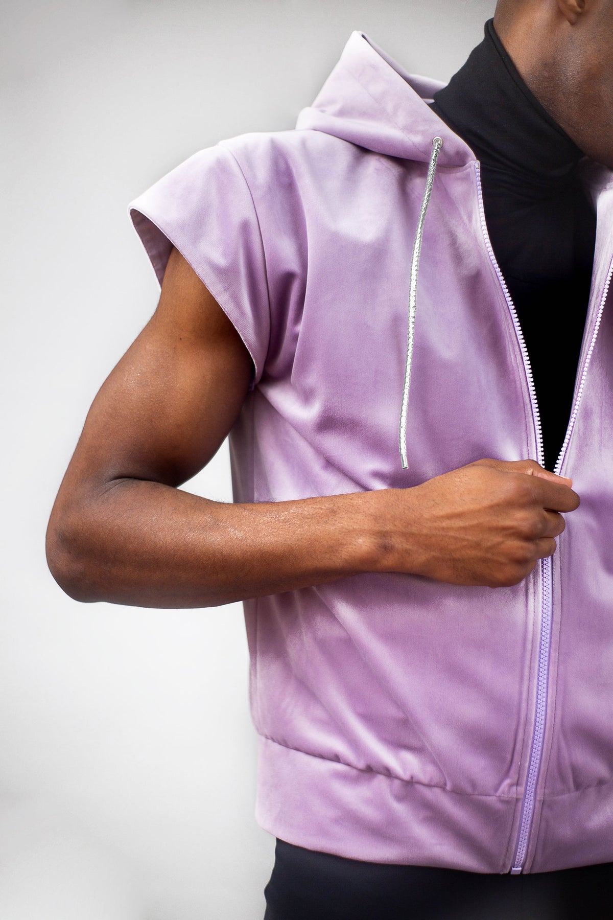 HEADLINE hoodie lavender